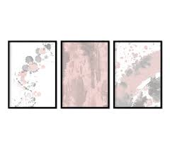 Artstation art prints are printed on fine art paper with a smooth, matte, neutral white surface. Pink And Grey Ink Splats Abstract Art Prints Set Of Three Blush Wall Decor Living Room Modern Style Home Posters Amazon Co Uk Handmade Products