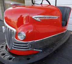 Orange 1947 Lusse Pedal Cars Bumpers Car Design