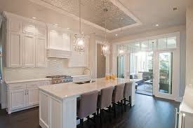Tin ceiling panels are a great way to refurbish a ceiling or add flair to your room décor. Tin Backsplash Ideas Kitchen Contemporary With Metal Ceiling Tiles