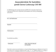 Vorlagen wie diese haben sich in der. Corona Anwesenheitslisten Pflichtangaben Deutschland Infos Und Muster Coronavirus In Dach Ratgeber Forum De