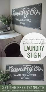Pin By Remodelaholic On Laundry Room Laundry Signs Farmhouse Laundry Diy Laundry