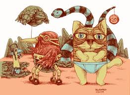 Badcat And Friends2 By Bawayan On Deviantart Animal Welfare Society Paw Chicken Cat