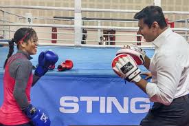 Give the world the shape you wish. Boxing Mary Kom Trades Punches With Rajyavardhan Rathore In Fun Session Mykhel