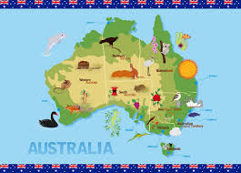 Australia capitals starred austrailia capital cities starred. Image Detail For Printable Maps Of Australia For Kids Cute766