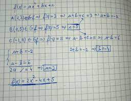 Orice functie de gradu 1 (lineara) : SÄ Se Determine FuncÅ£ia De Gradul Al Ii Lea Al CÄrei Grafic ConÅ£ine Punctele A 1 3 B 0 5 Brainly Ro