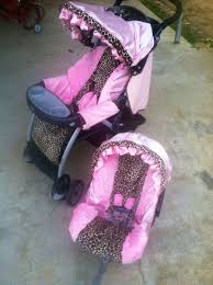 Light Pink Cheetah Car Seat And Stroller Facebook Tiffany Pryor Car Seats Car Seat And Stroller Baby Car Seats