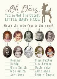 Little Baby Face Custom Baby Shower Matching Game Put The Faces Of Mommy And Daddy Grandparents Au Cute Baby Shower Games Baby Shower Fun Baby Shower Prizes