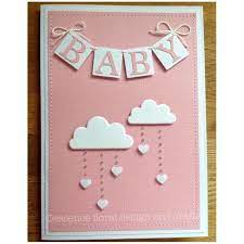 54 Ideas Baby Shower Card Cricut Stampin Up Baby Cards Handmade Girl Baby Cards Handmade Baby Shower Cards Handmade