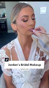 Honestly, Jordan had me smiling all day, knowing how beautiful she felt  made me so happy #bridalmakeup #weddingtiktok #glammakeup  #bridalmakeupartist