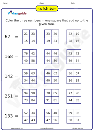 Math Games For Kids Match Sum 01 Maths Puzzles Puzzles For Kids Kids Math Worksheets
