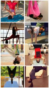 Aireal yoga is a form of aerial yoga using a hammock on a single swiveling point as a prop for yoga asanas. Kollywood Actress Drop Dead Aerial Yoga Poses Times Of India