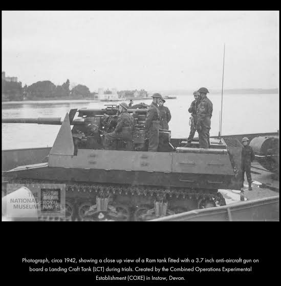 Experimental Ram 3.7 gun carrier photos and history