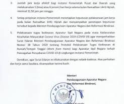 Bulan ramadhan adalah bulan yang penuh keberkahan dan menjadi peluang untuk memperbanyak amal shalih. Jam Kerja Bulan Ramadhan 1441 H Kantor Kementerian Agama Kabupaten Jembrana