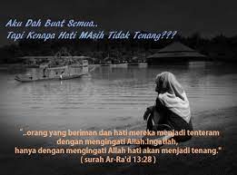 Bagaikan ada sesuatu yang tidak kena, tetapi. Aku Dah Buat Semua Tapi Kenapa Hati Masih Tidak Tenang Inilah Kesalahan Terbesar Dalam Mencari Ketenangan Ramai Yang Buat Jangan Terjebak Islam Itu Pilihan Ku