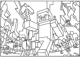 Free from the videogame minecraft, an enderman with a cake coloring and printable page. Minecraft Coloring Pages 1nza