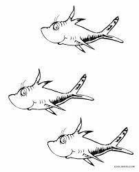 Enjoy counting them (you can even use them for story problems)! 1 Fish 2 Fish Red Fish Blue Fish Coloring Pages Dr Seuss Infosuba Org