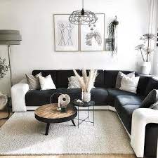 Tablett Beistelltisch Cupid Mit Glasplatte Westwingnow Black Sofa Living Room Minimalist Living Room Living Room Decor Apartment