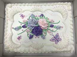 Memorial Cake Sheet Cake Funeral Cake Elegant Birthday Cakes