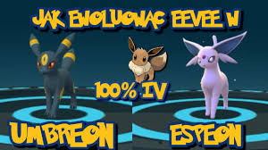 Espeon I Umbreon Jak Ewoluowac Eevee 100 Iv 2 Generacja Youtube