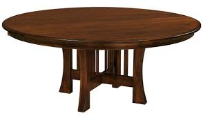 Signature design by ashley hammis round dining room drop leaf table, dark brown. Berkshire Round Wooden Dining Table Countryside Amish Furniture