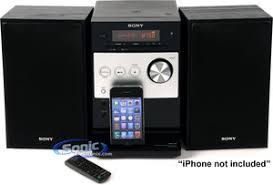 Share and play your music, pictures and videos on your tv, monitor or home audio system. Sony Cmt Fx300i Micro Component Ipod Iphone Shelf System Speaker Dock