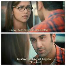 Bollywood quotes, Pretty movie, Yjhd quotes