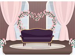 When deciding which kids' bedroom furniture to choose, consider whether you want a sleeping space. Elegant Wedding Photozone Flat Color Vector Illustra Color Vector Flat Color Wedding Illustration