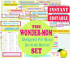 Eazyflixpix media organizer is a very helpful multimedia tool that allows you to properly manage all your media files. Printable Organizer Sheets Home Management Binder Mom Planner Instant And Editable Download 2 Organization Printables Home Management Binder Mom Planner