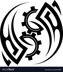 These elements can be used alone for small tattoos around the wrist, ankle, or upper thigh, or they can be combined to create large tattoos for the shoulder, chest, or back. Tribal Tattoo Logo Design Elegant Arts Tattoo