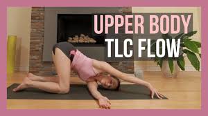 Keep your arms parallel and place it on the wall as high as possible. 30 Min Upper Body Tlc Yoga Yoga Stretches For Chest Shoulders Back Youtube