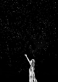 Beautiful Black And White Anime Background Maybe One Day We Ll All Touch The Stars Art Drawings Beautiful Black Aesthetic Wallpaper Beautiful Art