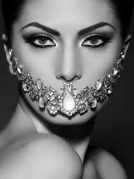 Black And White Jewelry Photography Diamonds On The Mouth White Jewelry Jewelry Jewels