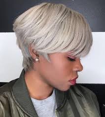 Short Black And Blond Hair African American Short Ash Blonde Hairstyle Short Hair Styles African American Short Hair Styles African Hairstyles