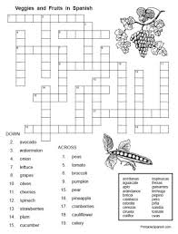 Welcome to our website for all very in spanish answers. Veggies Fruits In Spanish Easy Crossword Puzzle For Free From Printablespanish Com Spanish Food Vocabulary Learning Spanish Spanish Worksheets