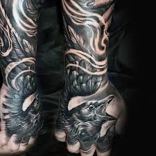 #blackwork #dotwork #crow #skull #dark. 115 Attractive Crow Tattoos With Meanings And Ideas Body Art Guru