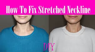 How To Fix Stretched Neckline Collar Clothing Hacks Sewing Hacks Pattern Romper