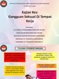 @inproceedings{ismail2001gangguansd, title={gangguan seksual di tempat kerja definisi, kesan dan langkah mengatasinya}, author. Hrm Case Study Presentation Ppt