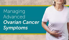Symptoms of ovarian cysts, masses or tumors may include: Managing Advanced Ovarian Cancer Symptoms Myovariancancerteam