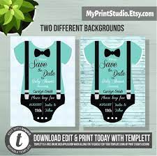 Save The Date Baby Boy Shower Card Template Creative Boy Etsy Baby Shower Cards Boy Shower Invitations Pink Baby Shower Invitations