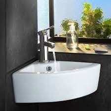 Vasque De Salle De Bain D Angle Pas Cher Tectake