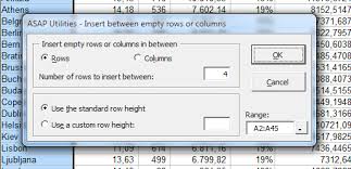 The blank rows would be numbered 3,6,9. Inserting Specific Number Of Rows In Excel Super User