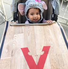 You don't have to be a creative person or even know how to sew to make a mouse costume. Diy Mouse Trap Baby Costume Purposefulmomma
