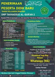 Maybe you would like to learn more about one of these? Penerimaan Peserta Smp Takhassus Al Quran 2 Deroduwur Facebook