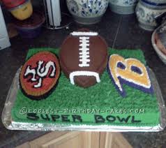 Awesome Superbowl Cake Superbowl Cake Cool Birthday Cakes Cake