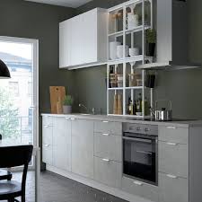Ikea Enhet Kuche Weiss Betonmuster Weiss Cuisine Ikea Chene Blanc Rangement Ouvert