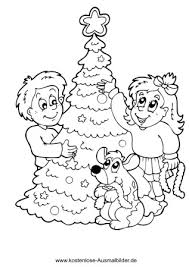 Ausmalbild Kinder Schmucken Christbaum Christbaum Ausmalbilder Kinder Ausmalbilder