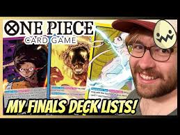 One Piece Card Game: My North American National Finals Deck Lists!