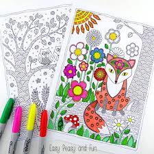 Plus each jungle animal coloring pages includes the animal name for kids to learn more about animals for kids. Forest Animals Coloring Pages Easy Peasy And Fun