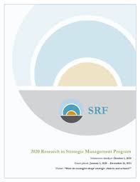 It is a funding mechanism for novel and innovative concepts that potentially address identified generic. Sms Srf Programs