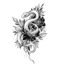 Image Uploaded By Senbonzakura Find Images And Videos About Art Tattoo And Drawing On We Heart It The App To Get Lost In W Snake Tattoo Tattoos Leg Tattoos